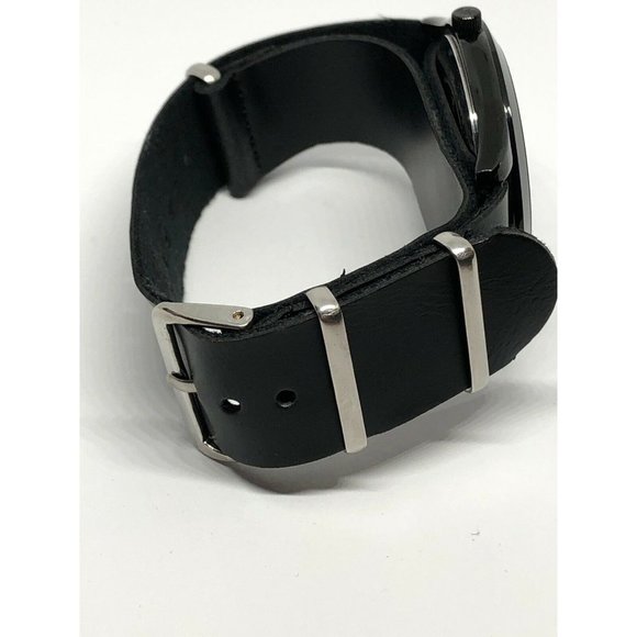 Michael Kors MK3221 Unisex Leather Analog Black Di main image 4